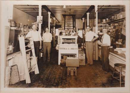 Interior of the Wyer G. Sargent and Son General Store in 1929