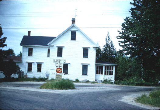 The house that once was a store and, later, Sally Eugenia Brown’s “House By the Side of the Road” in this 1960s photo. 