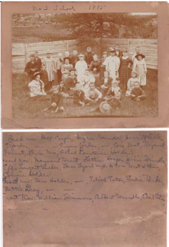 No 3 school students in 1895