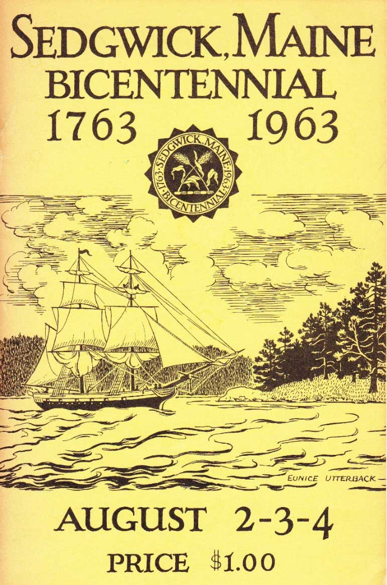 Sedgwick History by Bicentennial Committee 1963 Cover Page