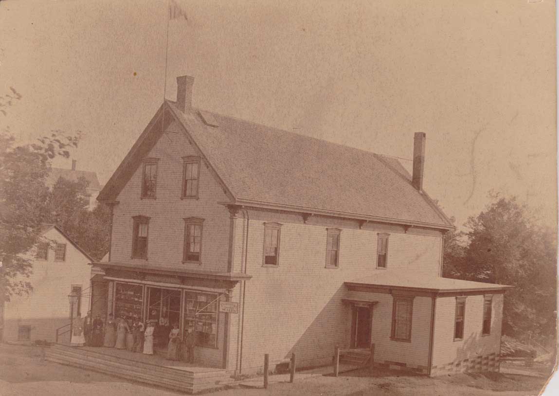 Sargentville Post Office was the small building on the right of Wyer Sargent’s store