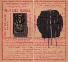 Wyer G. Sargent branded Book of Needles