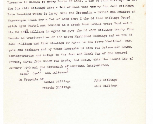 Billings genealogy by Sally Eugenia Brown - Image 12 of 44