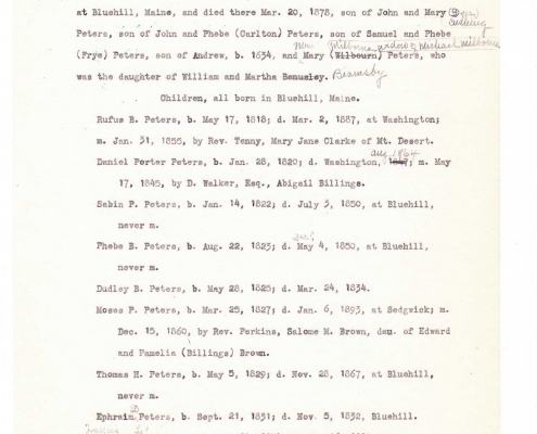 Billings genealogy by Sally Eugenia Brown - Image 33 of 44