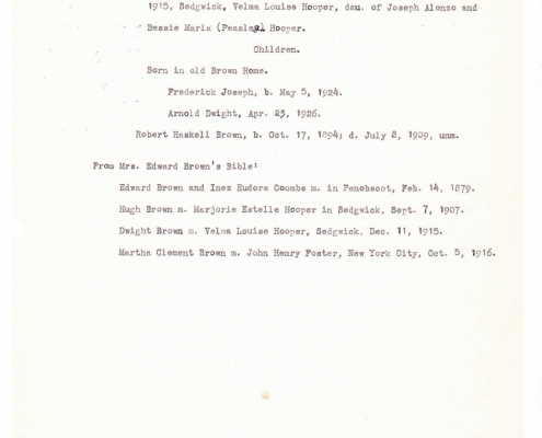 Billings genealogy by Sally Eugenia Brown - Image 41 of 44