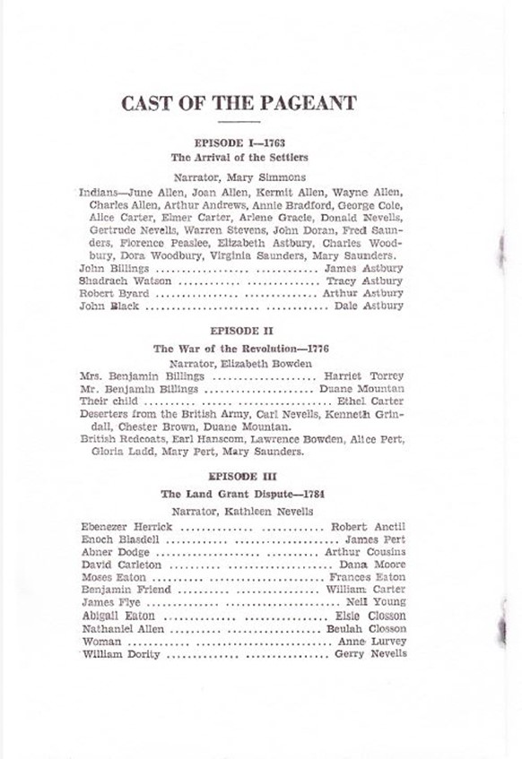 Sedgwick 1939 Historical Pageant