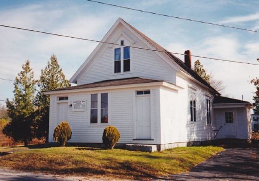 This building was the original schoolhouse number 3. After being moved to a new site it was used as a Baptist church.