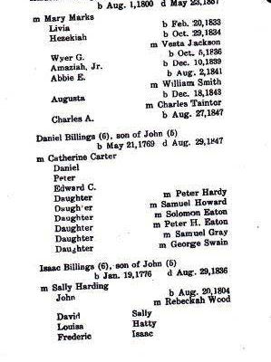 Billings genealogy by Leroy A. Chatto – Image 16 of 19