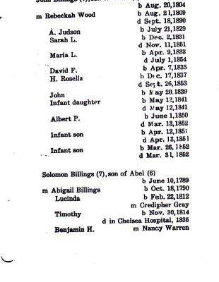 Billings genealogy by Leroy A. Chatto – Image 17 of 19