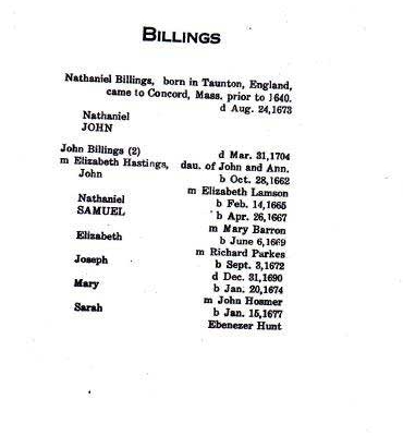 Billings genealogy by Leroy A. Chatto – Image 4 of 19