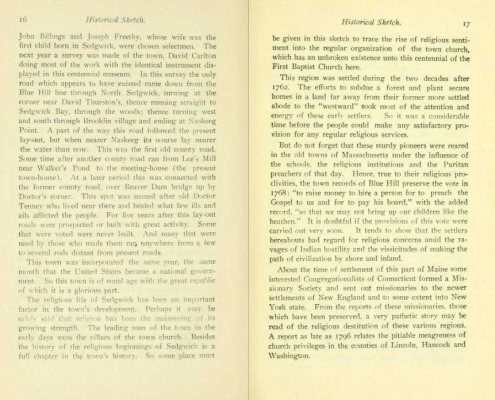 History of Sedgwick and of Rev. Daniel Merrill A.M. 1905 Image 10/34