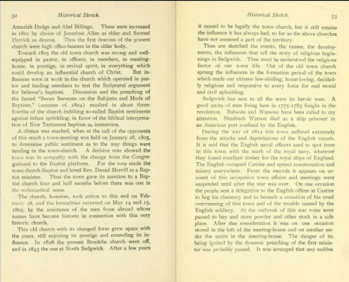 History of Sedgwick and of Rev. Daniel Merrill A.M. 1905 Image 18/34