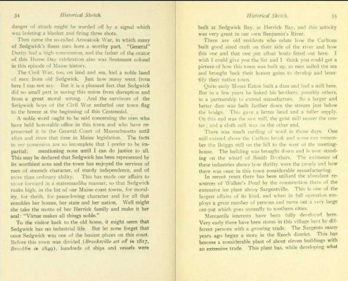 History of Sedgwick and of Rev. Daniel Merrill A.M. 1905 Image 19/34