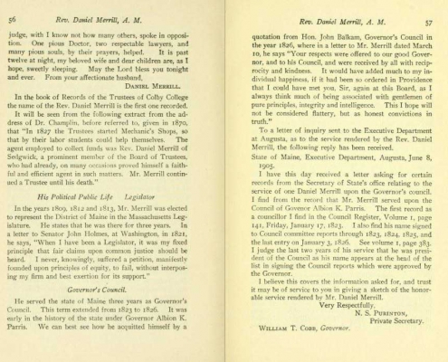 History of Sedgwick and of Rev. Daniel Merrill A.M. 1905 Image 30/34