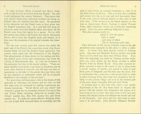 History of Sedgwick and of Rev. Daniel Merrill A.M. 1905 Image 6/34