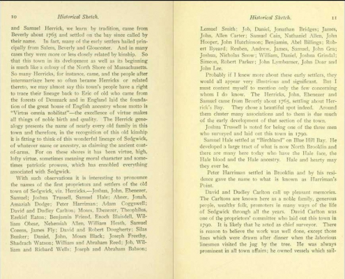 History of Sedgwick and of Rev. Daniel Merrill A.M. 1905 Image 7/34