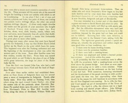 History of Sedgwick and of Rev. Daniel Merrill A.M. 1905 Image 9/34