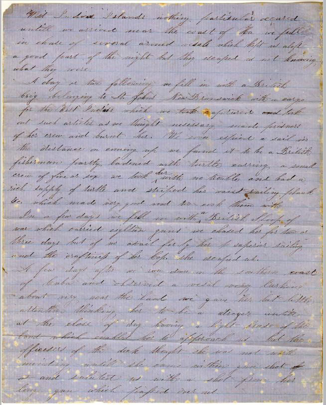 War of 1812 memoir by Edward Brown