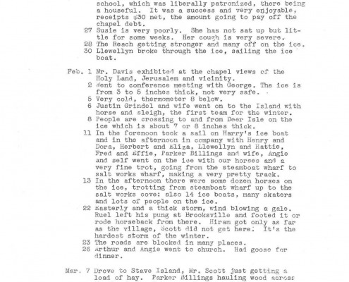 Wyer Groves Sargent Journals 1845-1900