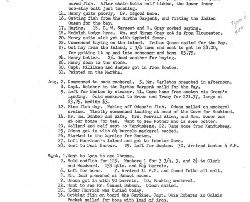 Wyer Groves Sargent Journals 1845-1900