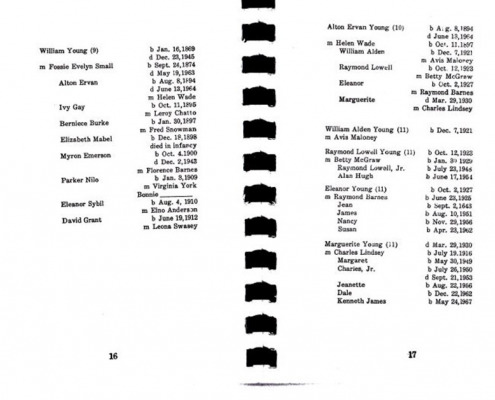 Leroy A. Chatto compiled this genealogy which includes information about several Sedgwick families.