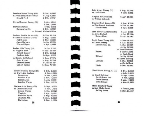 Leroy A. Chatto compiled this genealogy which includes information about several Sedgwick families.