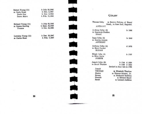 Leroy A. Chatto compiled this genealogy which includes information about several Sedgwick families.