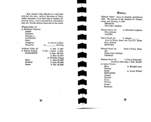 Leroy A. Chatto compiled this genealogy which includes information about several Sedgwick families.
