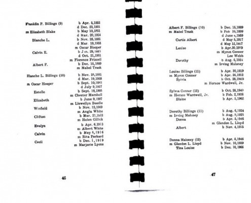 Leroy A. Chatto compiled this genealogy which includes information about several Sedgwick families.