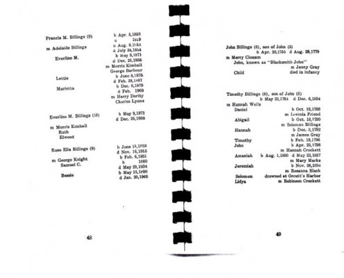 Leroy A. Chatto compiled this genealogy which includes information about several Sedgwick families.