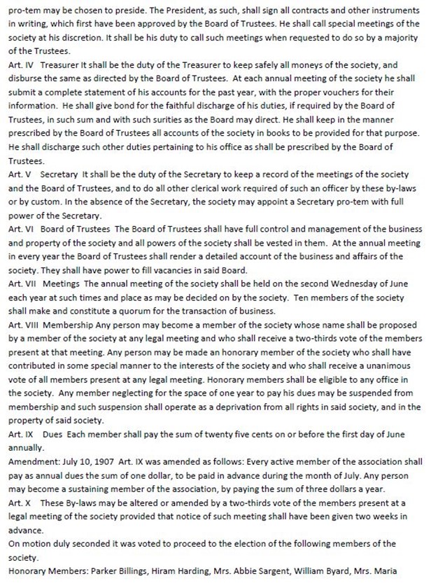 History of the Sargentville Library Association by an unknown author. Transcribed by Pam Simmons 11/2014.