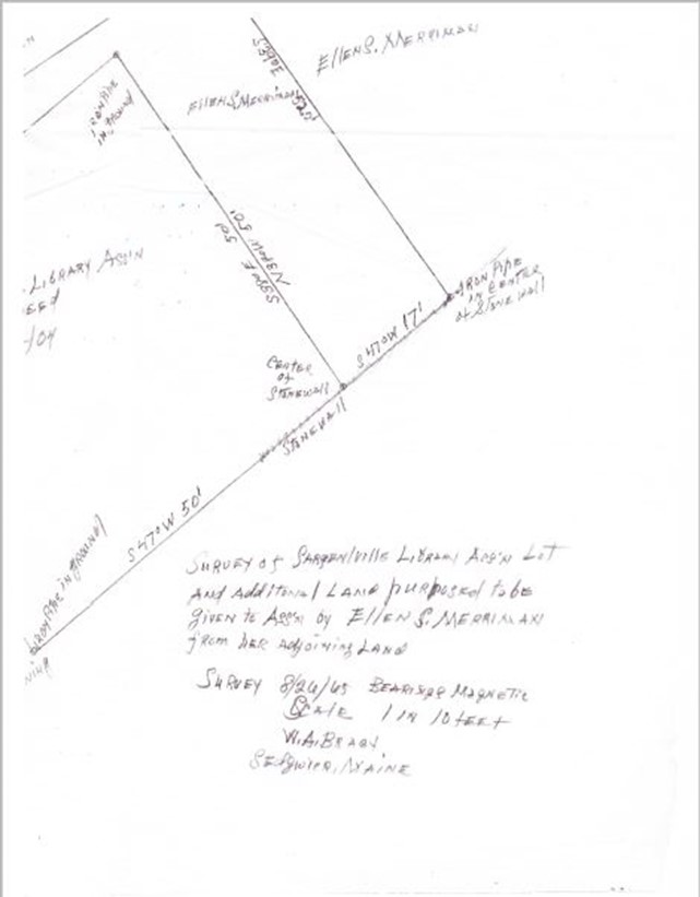Sargentville Library Deeds