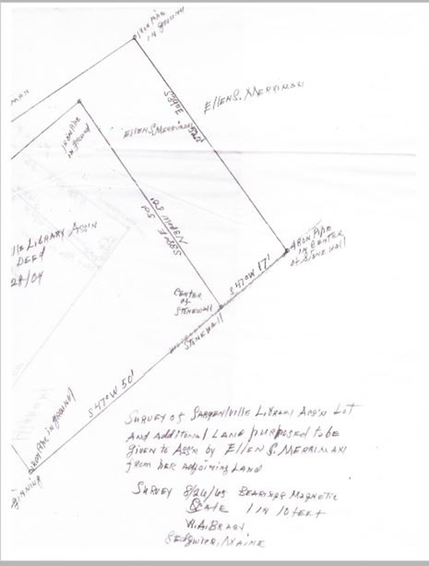 Sargentville Library Deeds