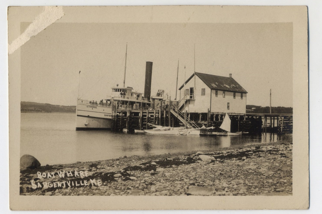 Steamboat Wharf at Sargentville