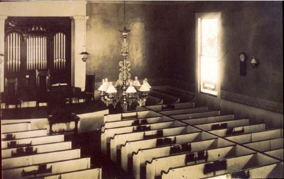 The First Baptist Church of Sedgwick interior