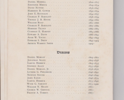 First Baptist Church of Sedgwick 100th Anniversary Program June 11-18, 1905