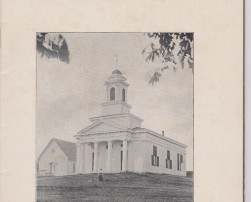 First Baptist Church of Sedgwick 100th Anniversary Program June 11-18, 1905