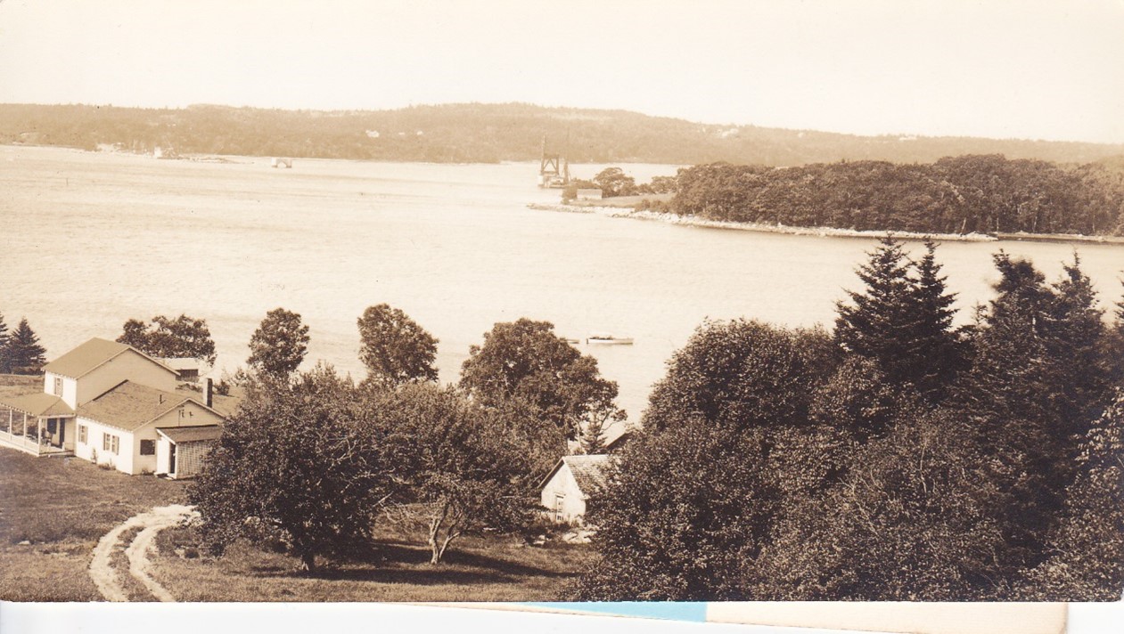 The first stages of the bridge can be seen at Byard’s Point.