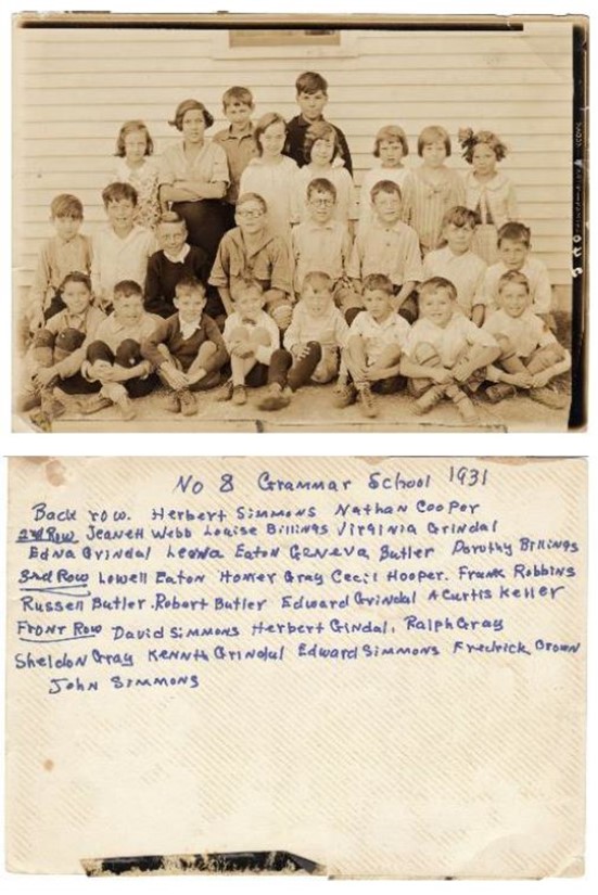 Number 8 school students in 1931