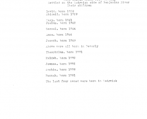 Eaton Genealogy compiled by Wesley A. Bracy