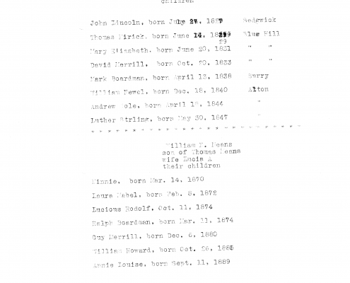 Eaton Genealogy compiled by Wesley A. Bracy