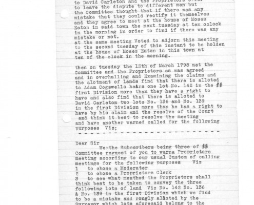 Town of Sedgwick, Maine Early Town Records transcribed by Wesley A. Bracy