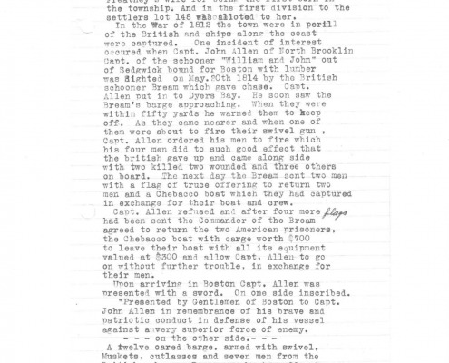 Sedgwick History compiled by Wesley A. Bracy