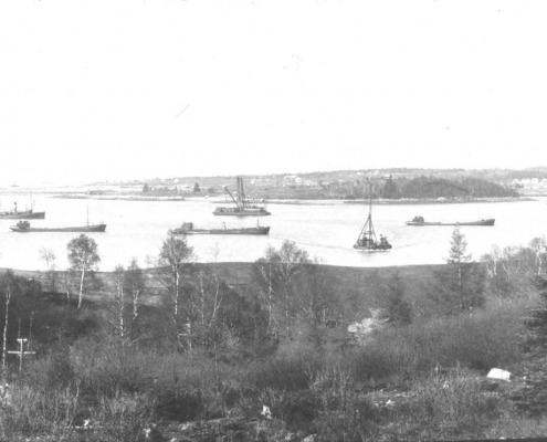 Building the Deer Isle Bridge