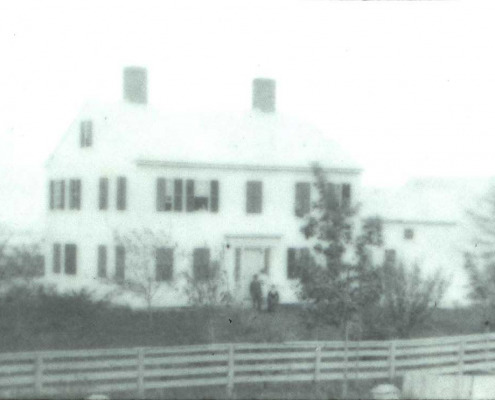 To the right of the Sedgwick store was this home of Mr. Henry Small.