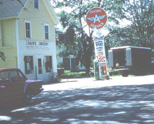 Dave’s Grocery as it looked in 1963, later the Sedgwick Grocery, now a private home