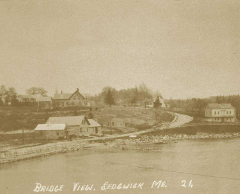 Looking east toward Brooklin across the Benjamin River