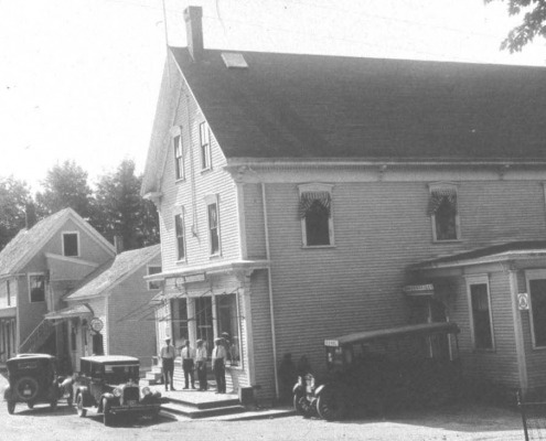 The center of Sargentville after autos came to town