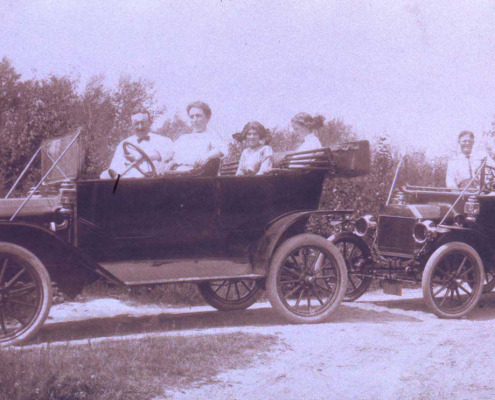 A group with Model Ts