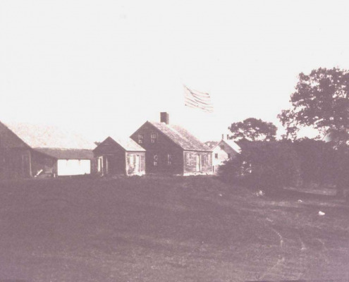 A more recent view of the Homestead built by Robert Byard. The Harwoods lived there for many years.